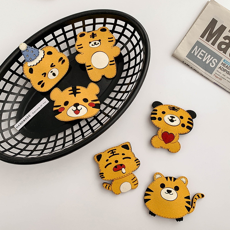 可爱卡通老虎bb夹发夹卡网红年新款发卡一字夹侧边刘海夹子头饰女
