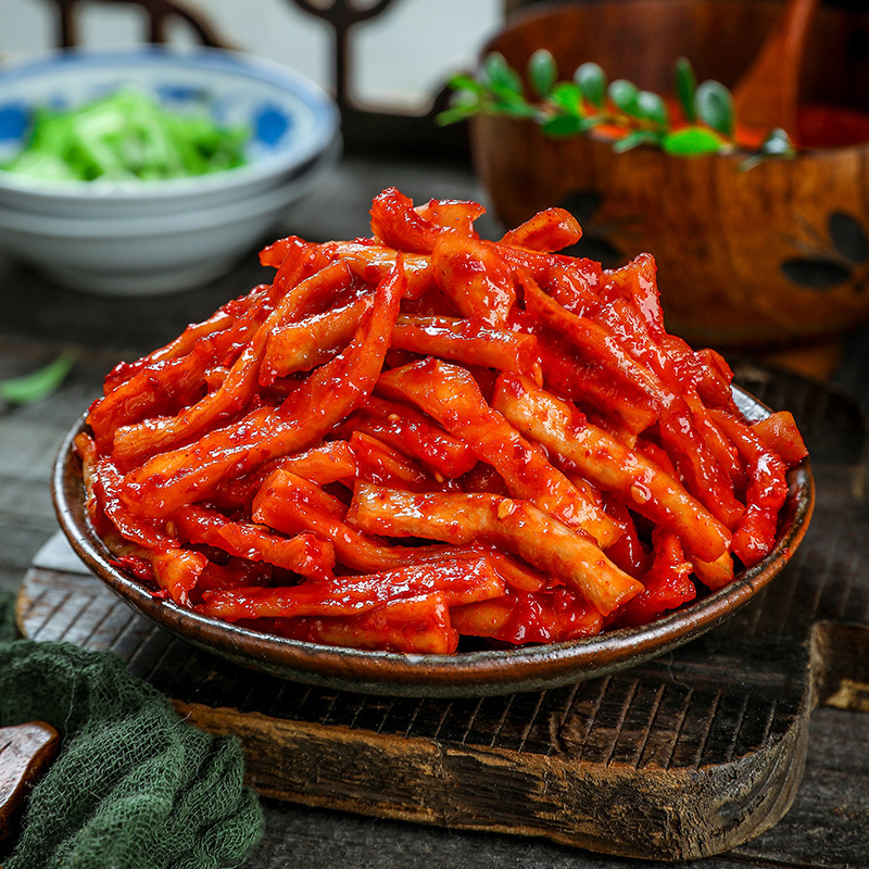 萝卜干 朝鲜风味延边萝卜咸菜下饭菜早餐泡菜4kg/袋韩式萝卜条