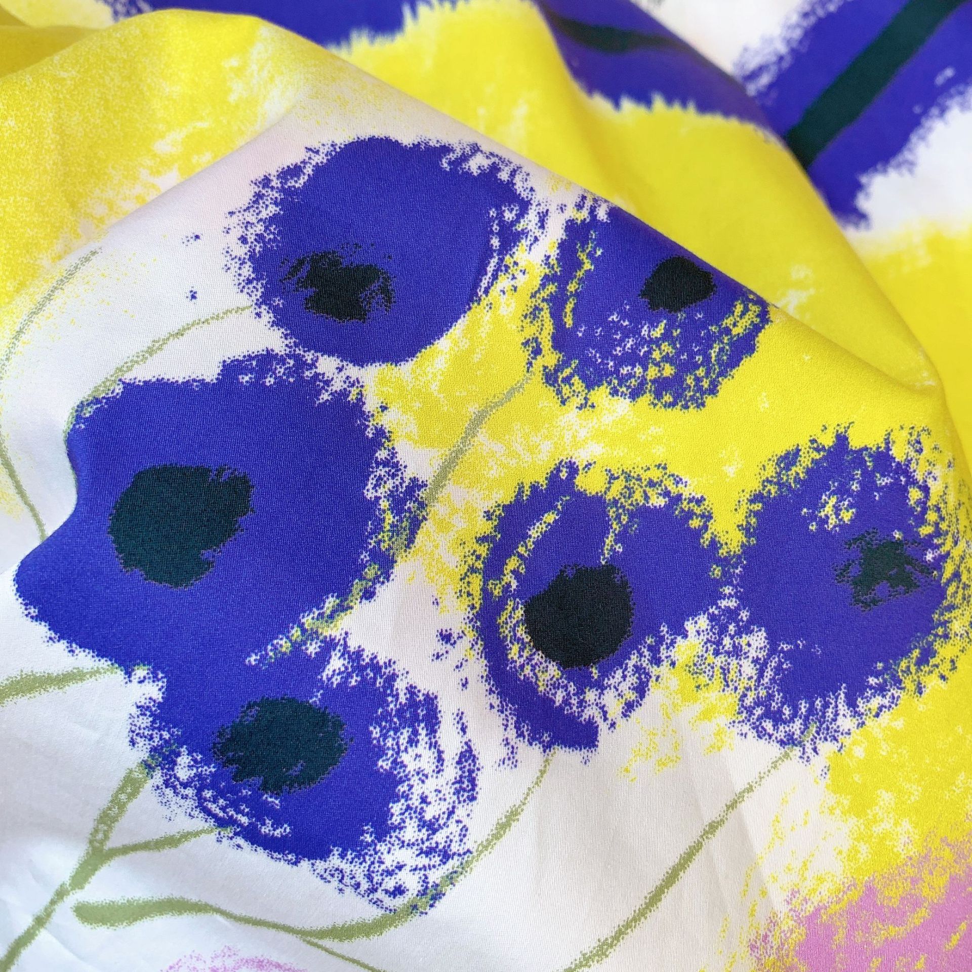 21早秋~法式设计师小众渐变扎染长袖衬衫女