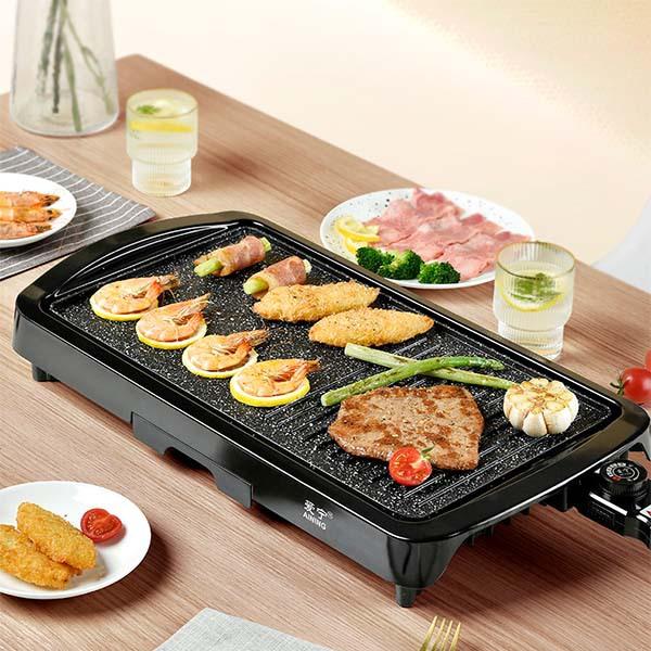 爱宁电烤盘韩式家用无烟多功能烤肉机煎烤室内烤串锅烤盘铁板烧