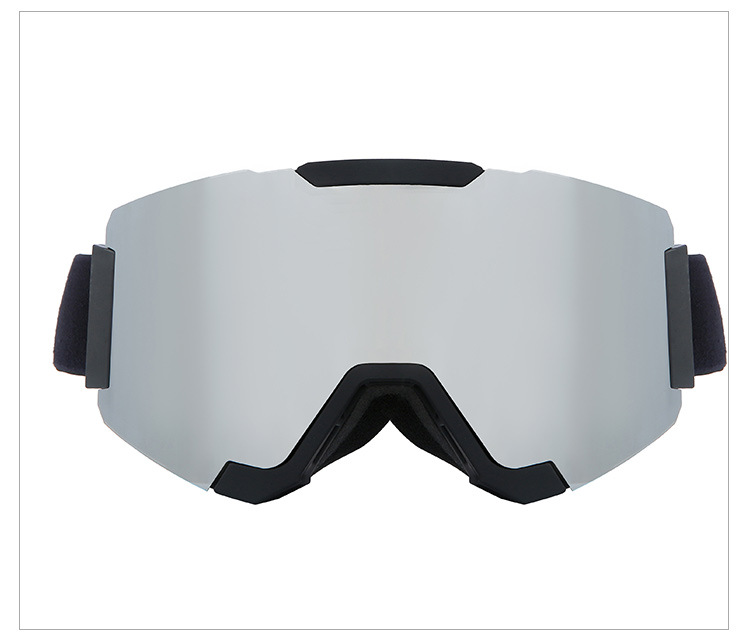 新款滑雪眼镜revo真膜双层防雾风镜护目镜机甲风/hx28磁吸