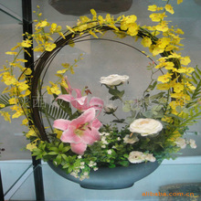 【仿真花盆景】供应装饰花艺，插花，居家办公商务商城高仿绿植