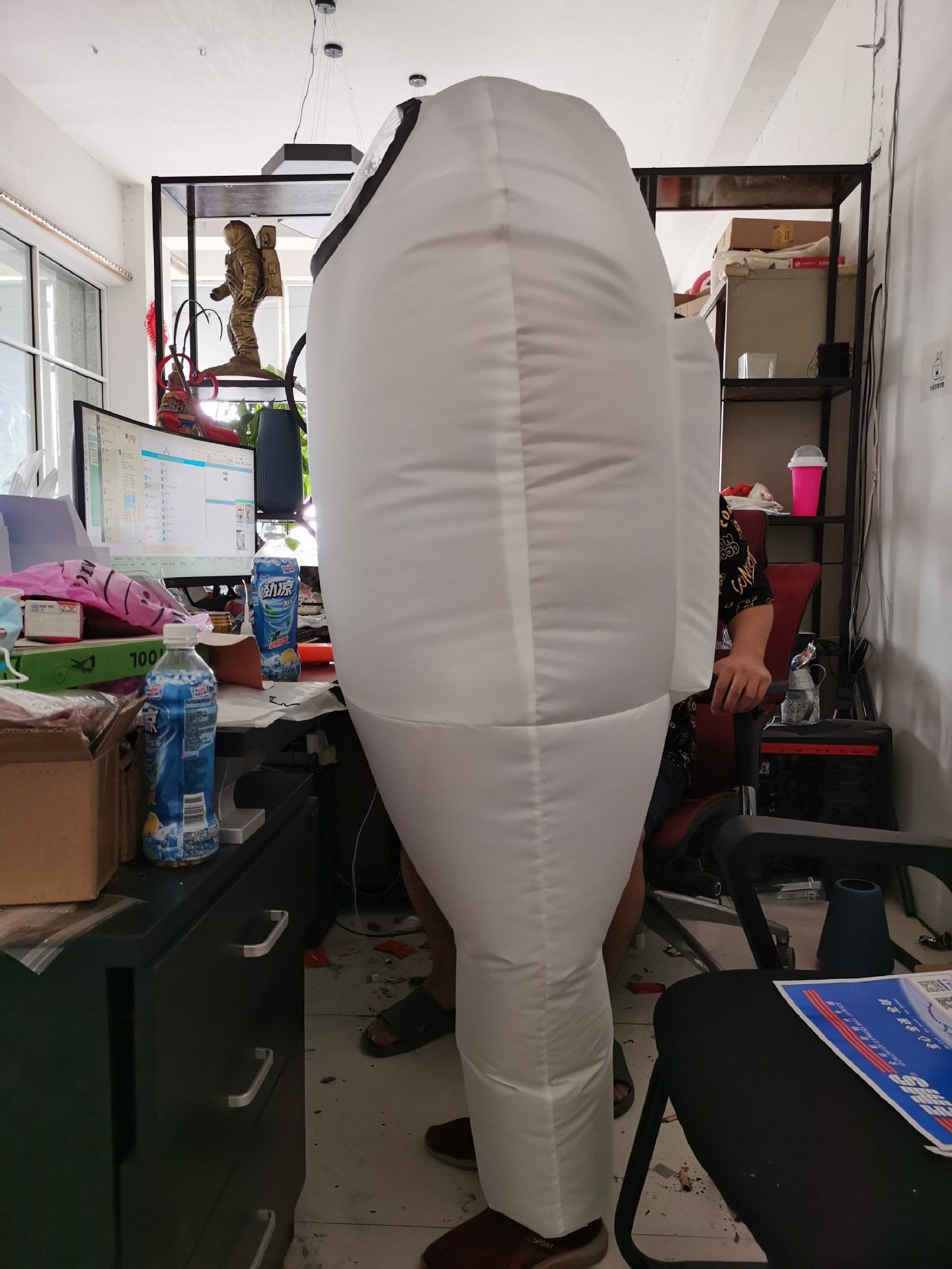 跨境充气among us服装太空狼人杀太空服动漫游戏充气宇航服