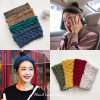 Wool Hair Band Korean Go out in Autumn and Winter Retro Wide Brim Head Accessories Woven Wash Headband Female Online Influencer Knitted Headband