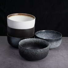 日式陶瓷批发复古汤碗沙拉碗餐具菜盘碗拉面碗大号汤家用大碗面碗