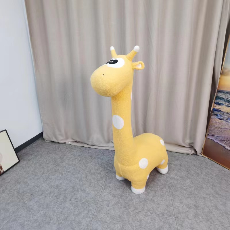 Giraffe Stool Cartoon Big Eye Cute Pet and Animal Stool Living Room Bedroom Shopping Mall Decoration Housewarming Gift Stool Wholesale