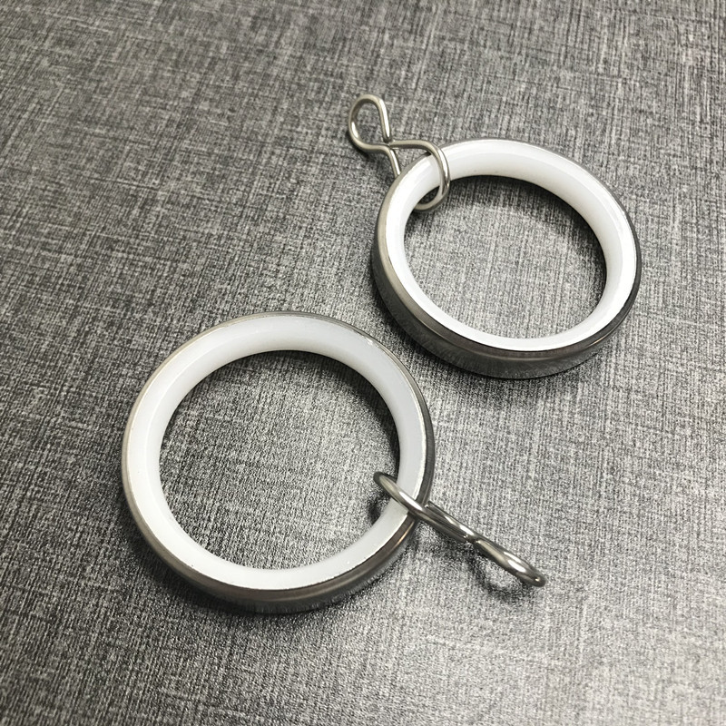不锈钢窗帘挂钩环拉环 吊环固定环 罗马杆环顺滑消音环 配件辅料
