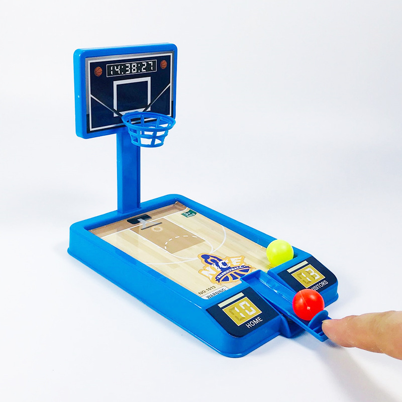 儿童桌面投篮机弹跳球掌上篮球玩具室内休闲亲子游戏机手指弹射器
