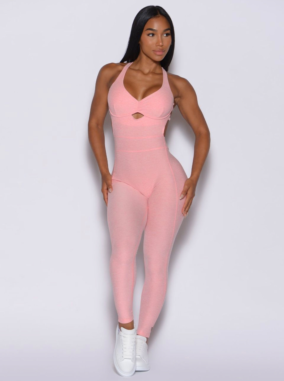 New Cross-Border Yoga Tight One-Piece Trousers Sexy Sports Fitness Jumpsuit Peach Hip Back Shaping Shockproof Yoga Clothes for Women