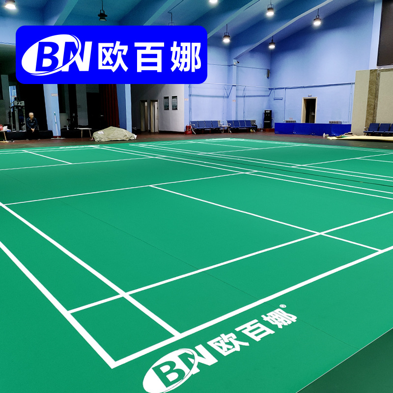 Obina Badminton Court Court Mats Rubber Mat Factory Direct Sales Table Tennis Sports Pvc Floor Indoor Badminton Court Mats