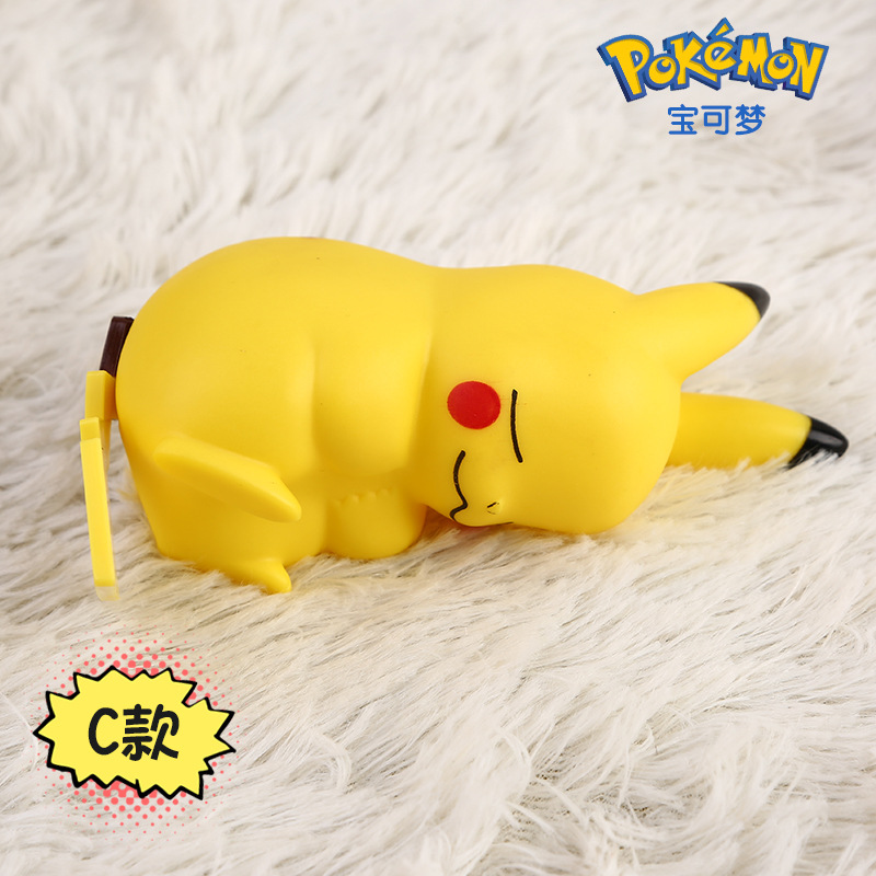 Cross-Border Hot Ins Pikachu Small Night Lamp Bedroom Led Table Lamp Creative Cartoon Bedside Lamp Decoration Creative Gift