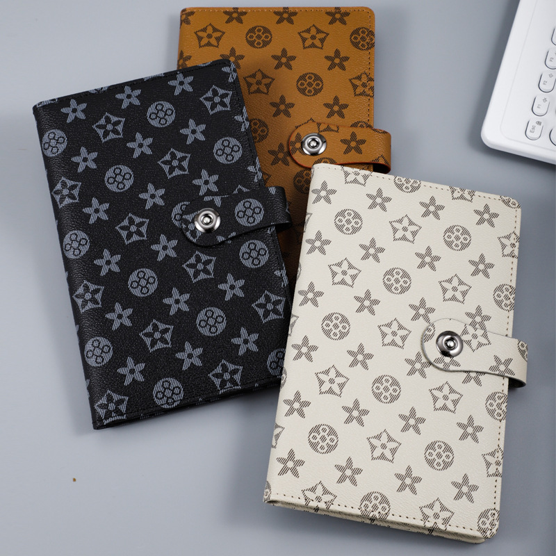 New leather texture bank deposit folder invoice deposit book bank credit card storage Book Wholesale image