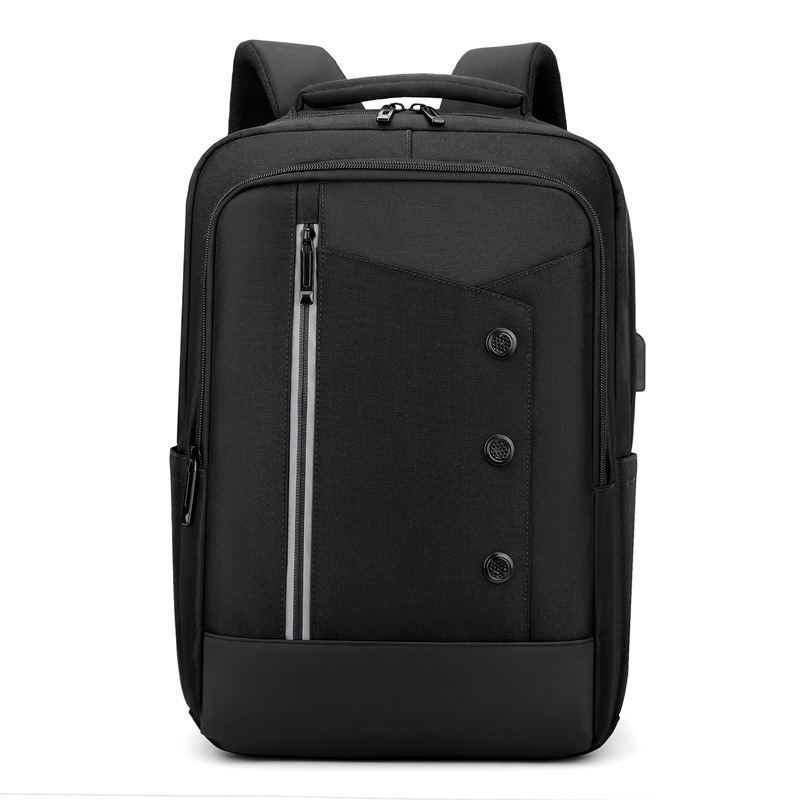 Backpack Cross-Border New Fashion Trendy Business Men's Backpack Commuter Short-Distance Leisure Office Travel Computer Bag