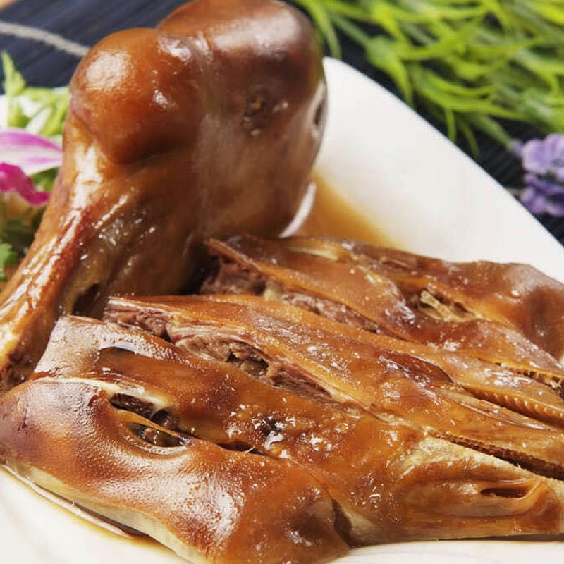 潮汕卤味鹅头特产潮州卤水澄海狮头鹅卤鹅肉熟速冻批发厂一件批发