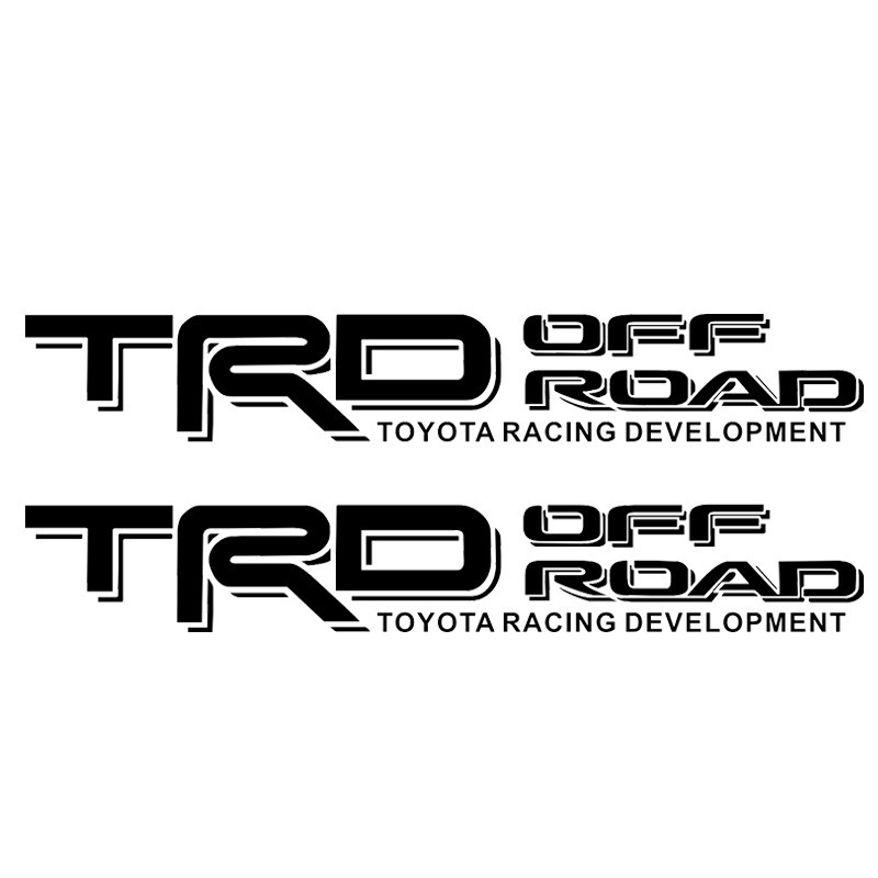 外贸适用于丰田坦途车标trd off road改装贴标 个性装饰车身贴纸