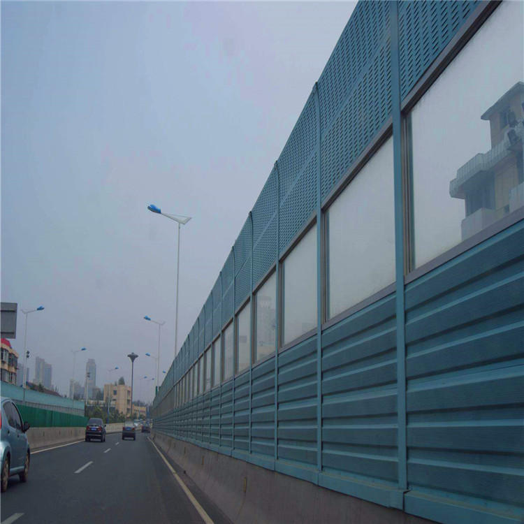高速公路声屏障隔音墙室外空调外机隔音板高架桥隔音屏户外吸音板