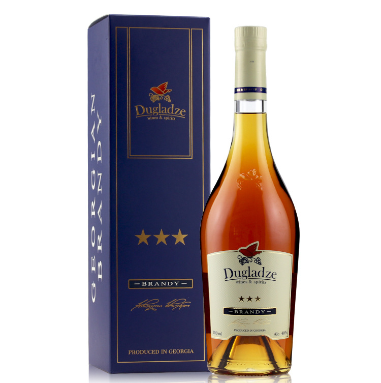 dugladze brandy 督格拉泽三星白兰地 格鲁吉亚进口 700ml 洋酒