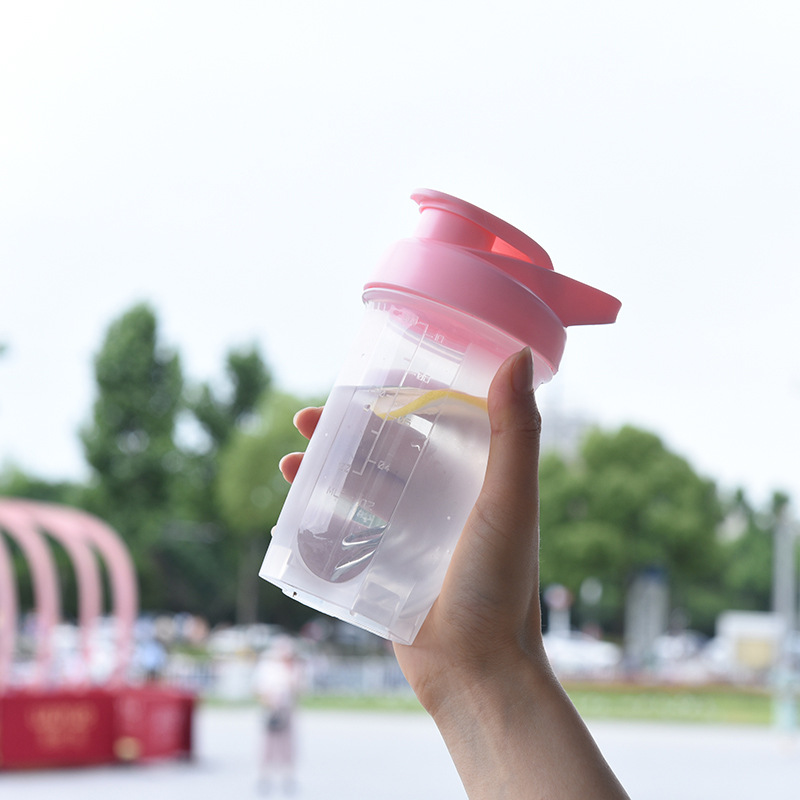 300ml Plastic Shake Cup Children's Cups Portable Sports Milk Shake Cup Cross-Border Factory in Stock Logo