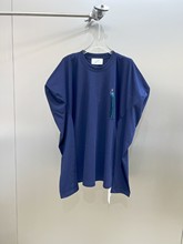欧洲站22秋冬新款女 时髦腔调 小众设计 宽松版型 灯笼袖长袖T恤