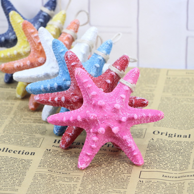 地中海立体树脂仿真海星儿童房背景墙饰海洋风格酒吧装饰挂件壁饰