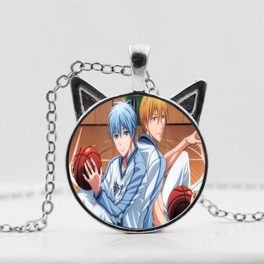 动漫游戏新款吊坠黑子的篮球周边饰品挂件吊坠个性时光宝石项链