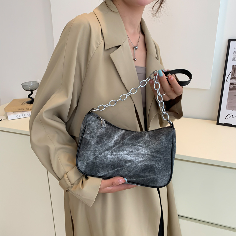 Fashionable Stylish Crossbody Bag Women's Autumn 2022 New Trendy Simple Portable Baguette Bag Shoulder Messenger Bag for Women
