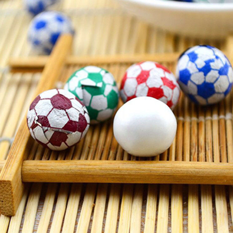 足球巧克力生机金球地球巧克力脆皮夹心巧克力小孩零食批发糖果