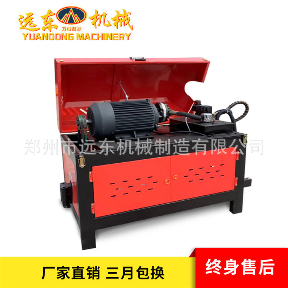 现货11KW重八轮款钢筋调直切断机可调速螺纹钢圆钢小型数控调直机