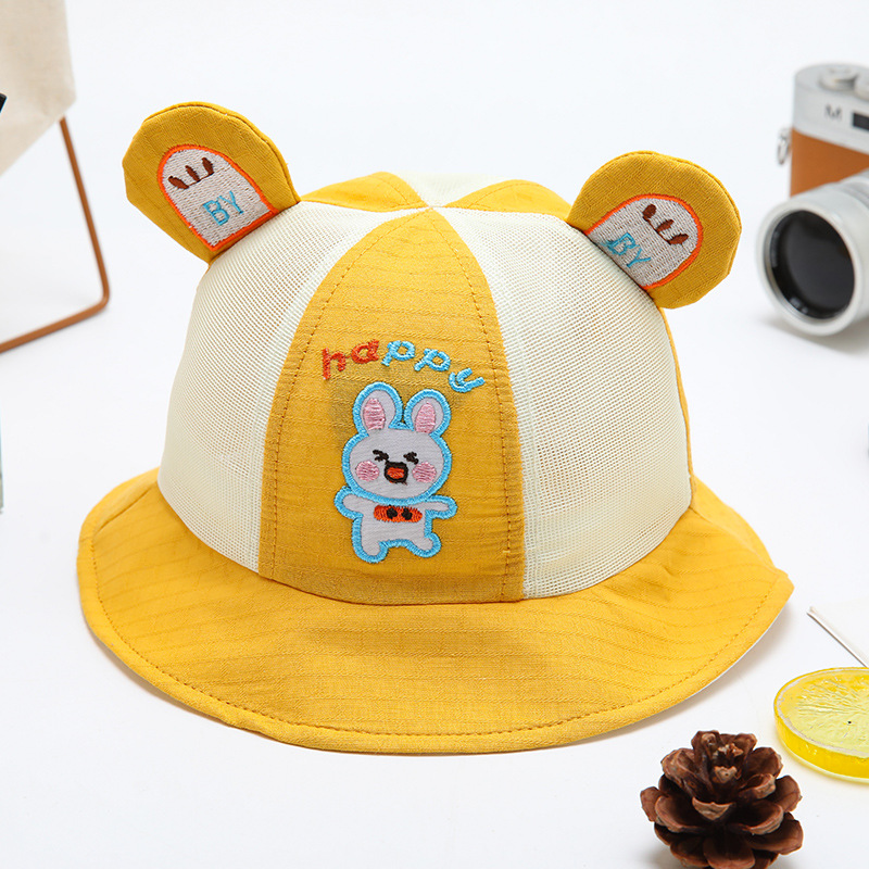 Bucket Hat Children Babies' Kindergarten Students Outdoor Sun Protection Sun Hat Boys and Girls Baby Cute Sun Hat