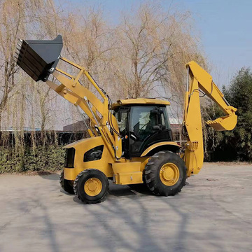 两头忙装载车挖斗挖沙运沙清理河道前铲后挖一体机器