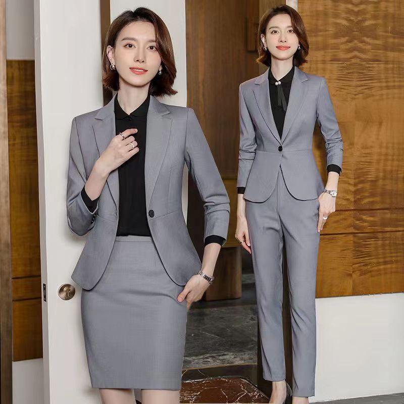 老凤祥中国黄金珠宝店金店银楼工装气质职业装酒店前台经理工作服