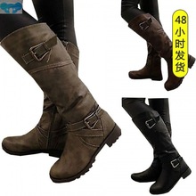 big size women martin shoes winter leather ankle boots 42 43