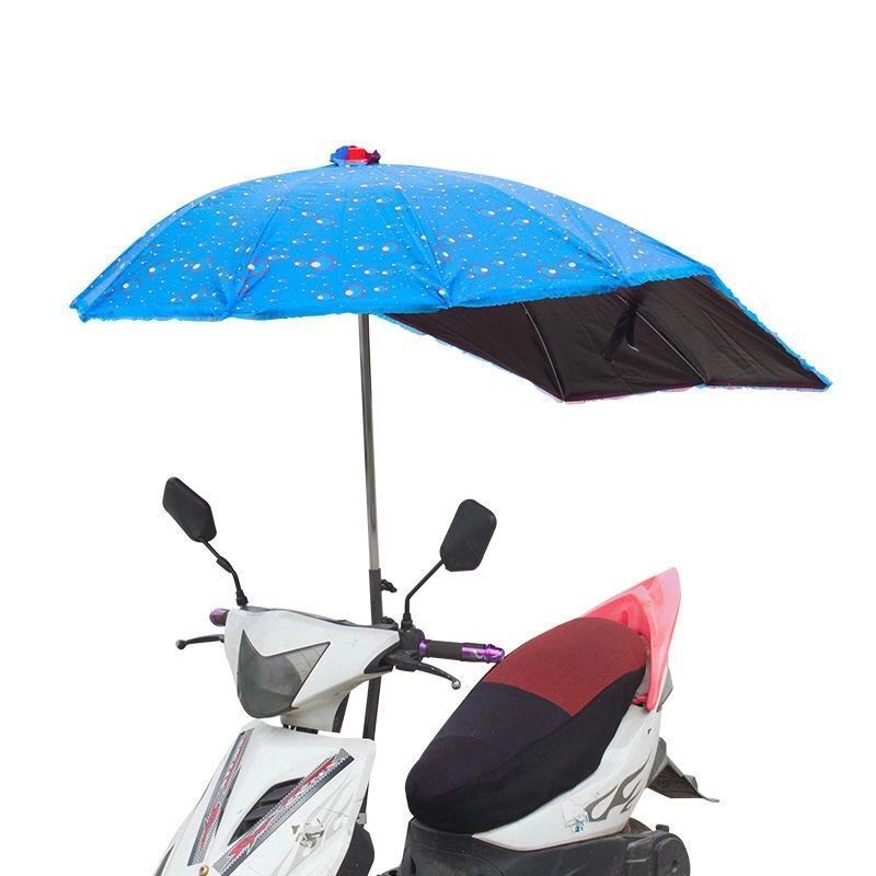 摩托车雨伞加厚挡风遮雨电动车遮阳伞晴雨两用超大三轮车太阳伞