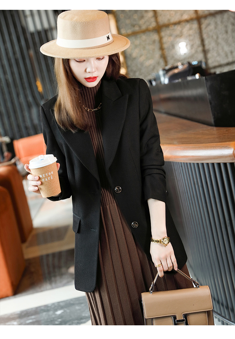 小西装外套女秋装2021年新款气质西服职业装网红英伦风潮精品质量