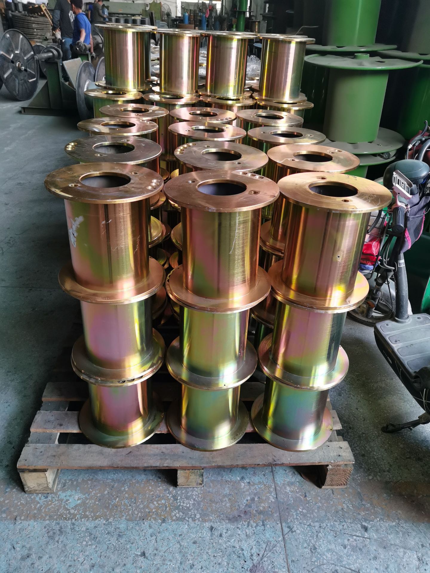 工字轮1000冲压钢板焊接铁线盘电线电缆机用冲压高速盘绕线盘批发