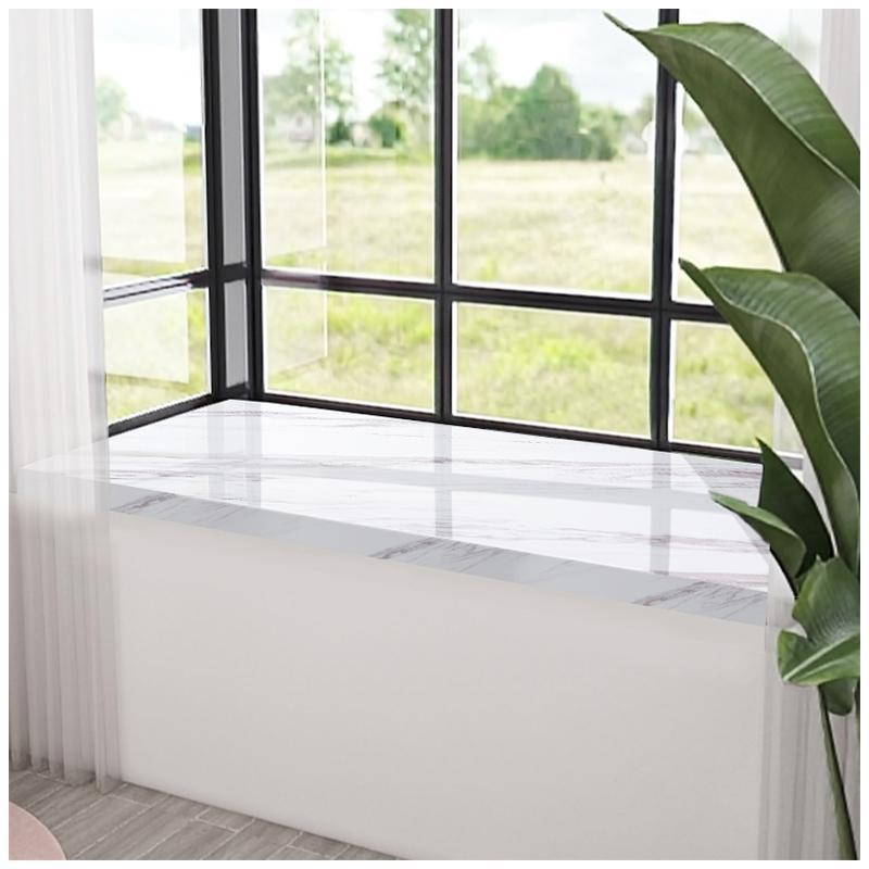 窗台石贴纸防水自粘厨房贴纸翻新装饰大理石瓷砖台面包边一件代发