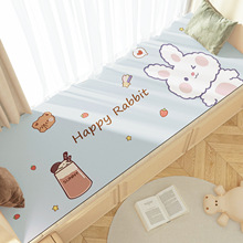卡通可爱兔兔卧室飘窗垫家用可擦免洗耐磨耐脏皮革飘窗垫厂家直发