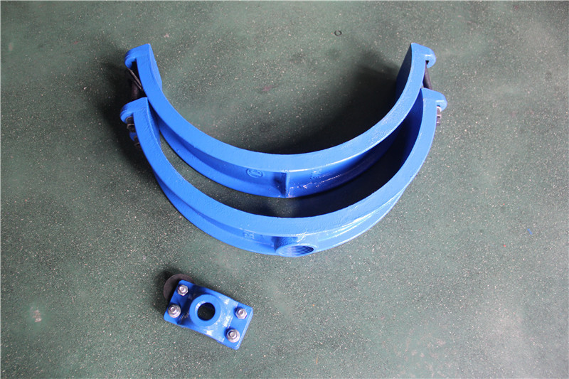 pvc管丝扣三通分水卡子 攻丝分水三通 分水鞍座抱箍式分水卡子