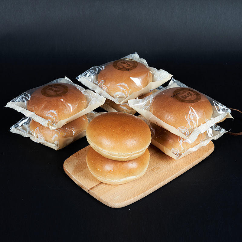 美式汉堡胚快餐店黄油面包半成品商用家用即食小吃茶餐厅一件代发