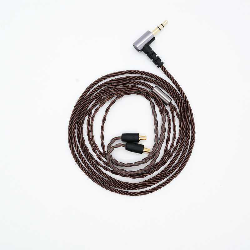 中山臻声无氧铜a2dc耳机升级线e50e70ls300cks1100耳机替换线带麦