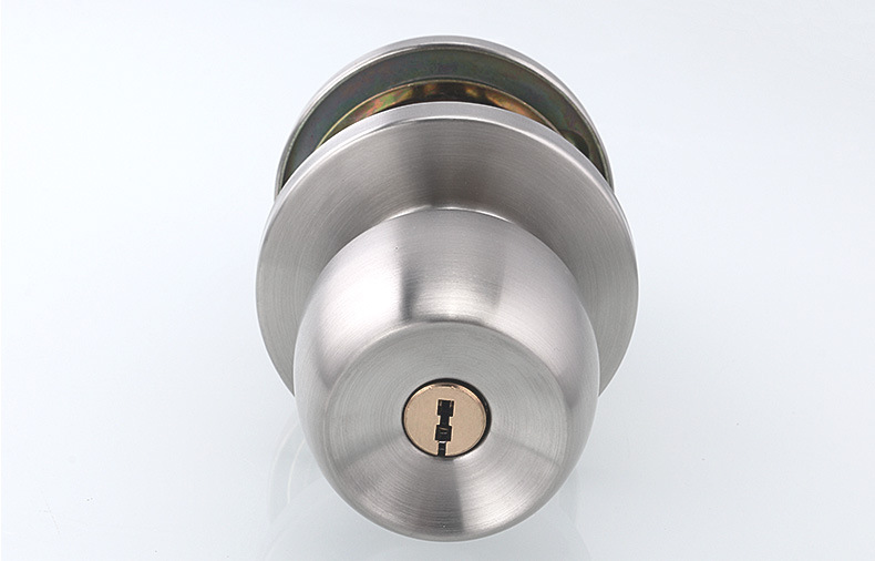 荣力斯 球形门锁室内卧室房门锁球锁不锈钢卫生间球型锁叶片芯