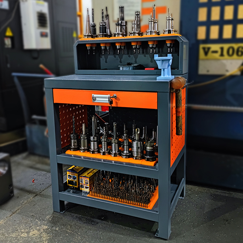 cnc中心辅助工作台bt30bt40bt50刀具车数控机床锁刀座钳工台