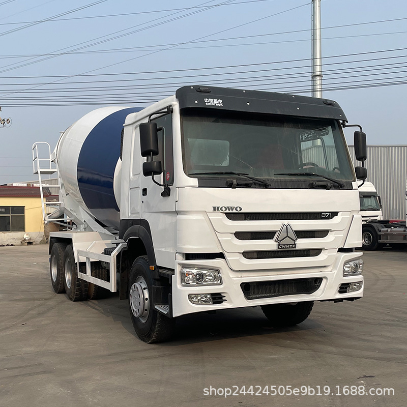 出口中国重汽豪沃出口howo白色搅拌车6x4 371马力-阿里巴巴