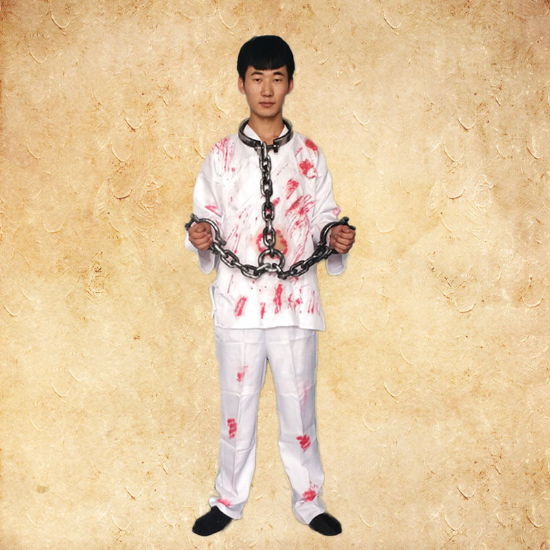 男女士古装古代囚犯死囚民国抗日地下党行刑戏服舞台演出服装出租