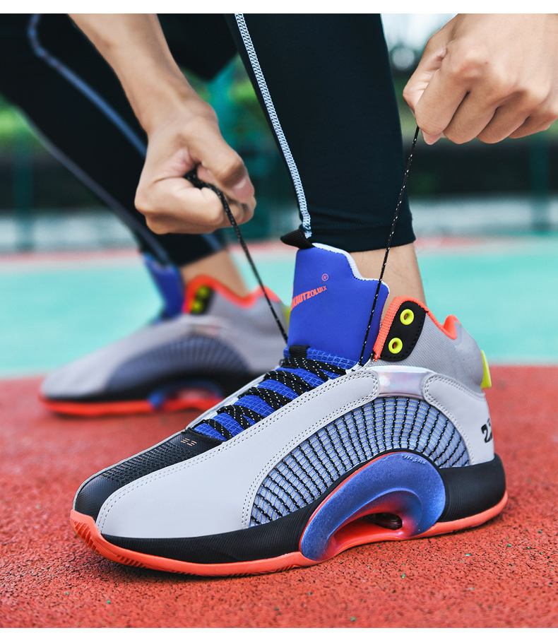 aj35郭艾伦篮球鞋男秋季新款休闲高帮网面运动鞋情侣跑步鞋学生鞋