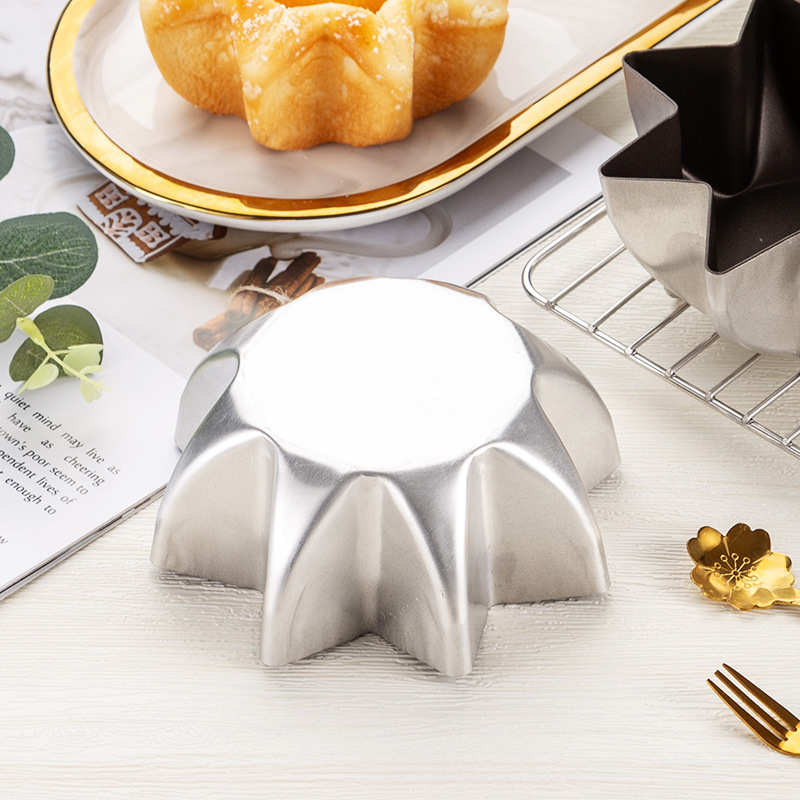 风和日丽 八角模面包模具不粘蛋糕星型模星星面包模具家用烘焙