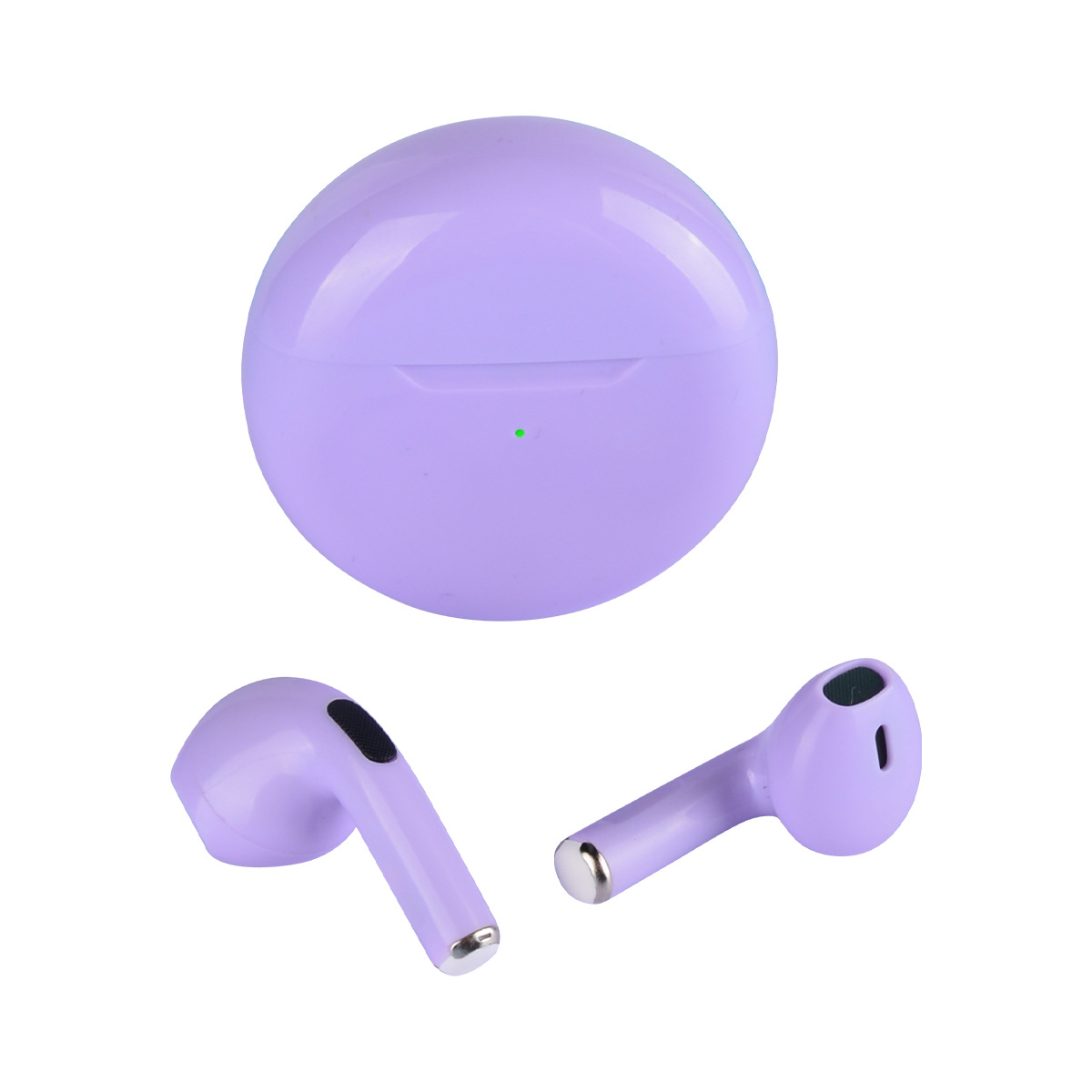 Cross-Border New Arrival Pro6 Bluetooth Headset Lightning Wireless Touch in-Ear Mini Running Shantou Factory