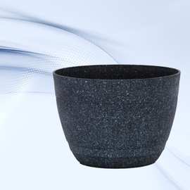 工厂直供仿木桶花盆 圆形大号加厚耐用睡莲水培仿木桶花盆 批发