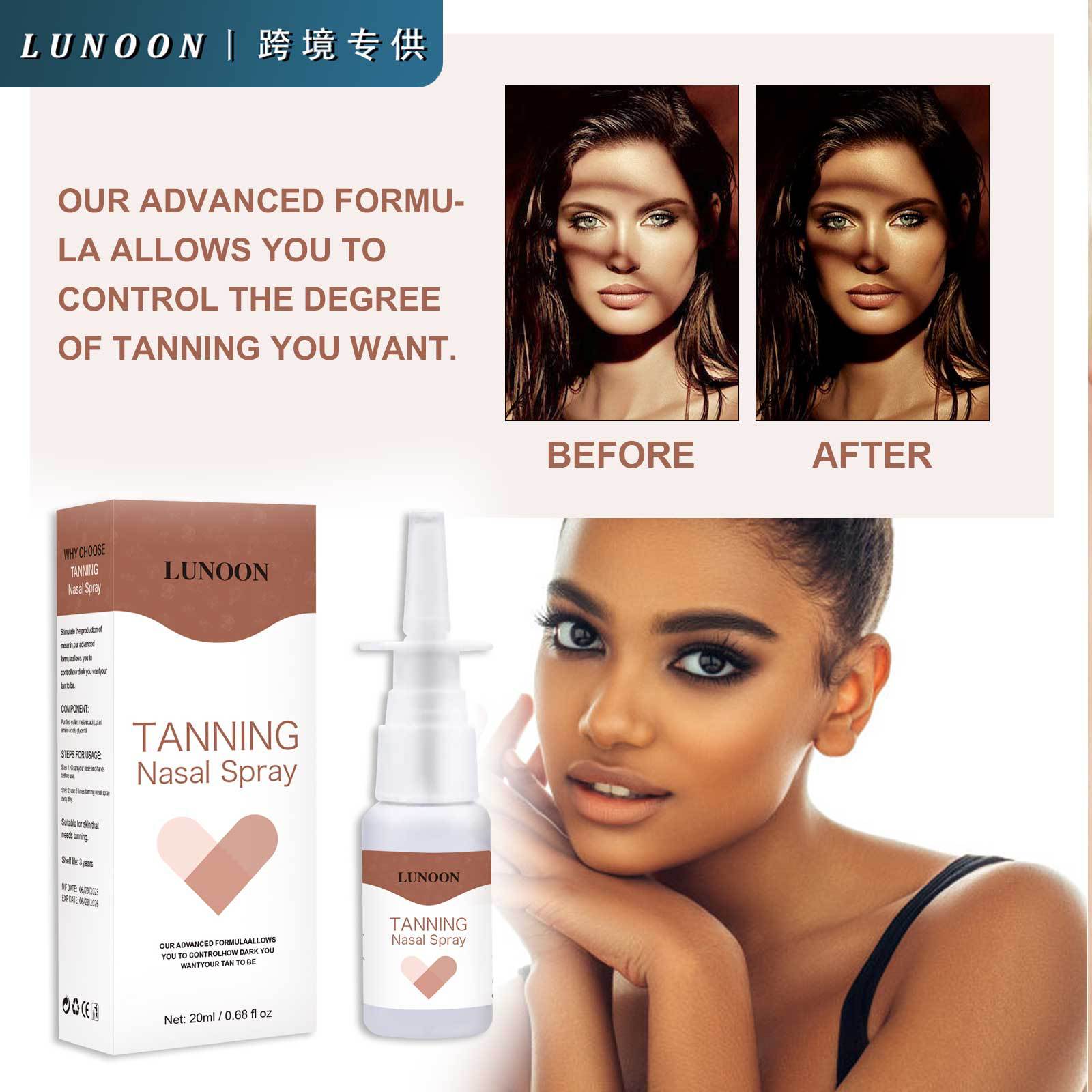 lunoon助黑鼻通喷雾助黑免晒古铜色小麦色助黑美黑喷雾剂-阿里巴巴