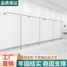 加厚服装店展示架女装陈列架不锈钢上墙壁挂式挂衣架童装落地侧挂